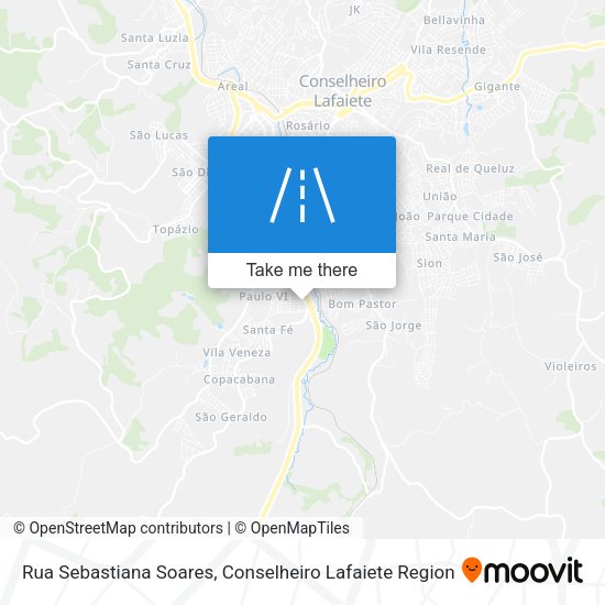 Rua Sebastiana Soares map