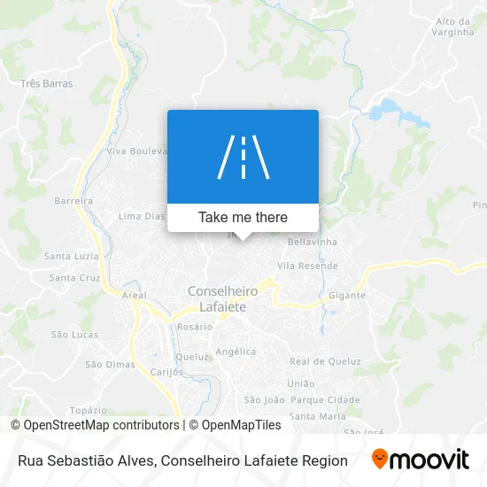 Rua Sebastião Alves map
