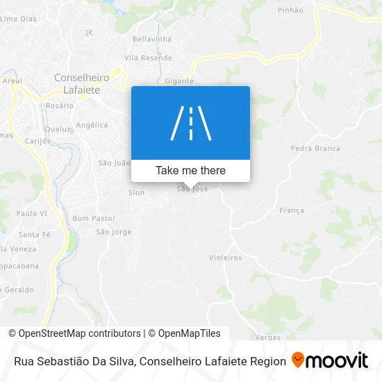 Rua Sebastião Da Silva map