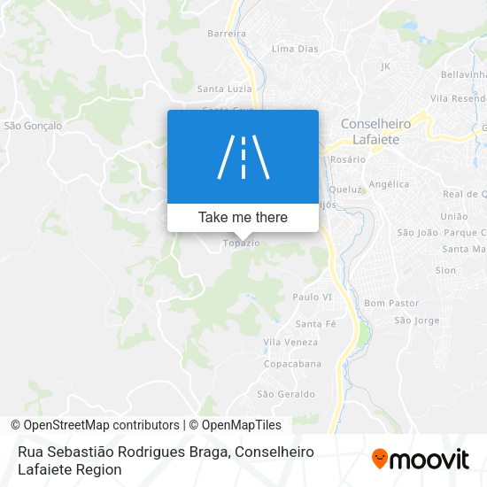 Rua Sebastião Rodrigues Braga map
