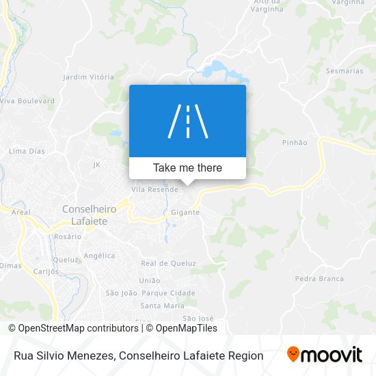 Rua Silvio Menezes map