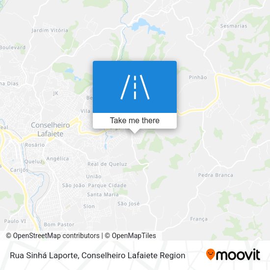 Rua Sinhá Laporte map