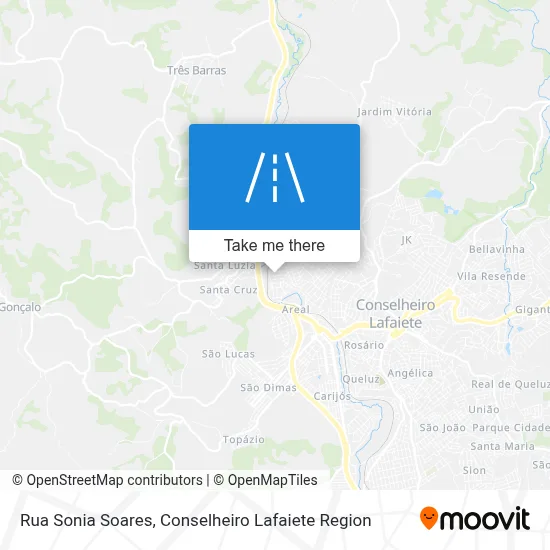 Rua Sonia Soares map