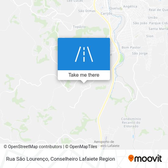 Rua São Lourenço map