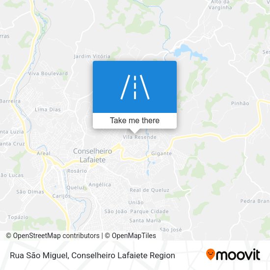 Rua São Miguel map
