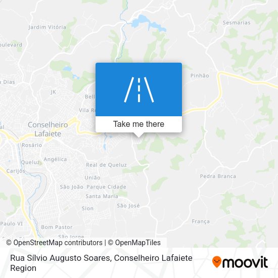 Rua Sílvio Augusto Soares map