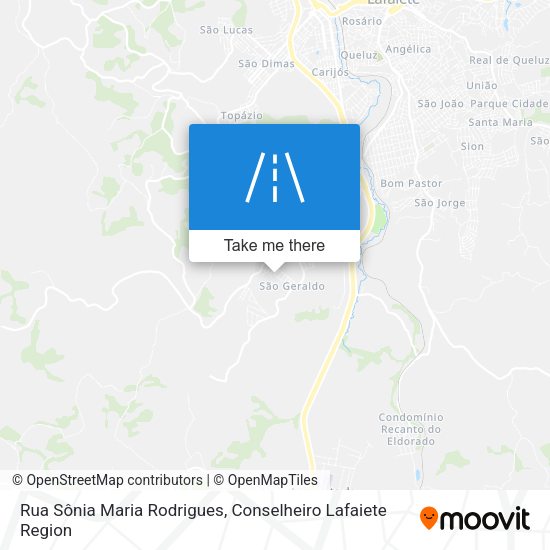 Rua Sônia Maria Rodrigues map