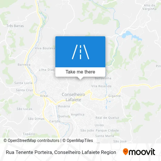 Rua Tenente Porteira map