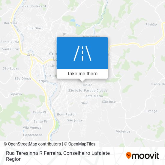 Rua Teresinha R Ferreira map