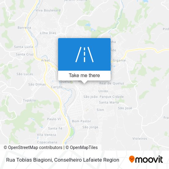 Rua Tobias Biagioni map