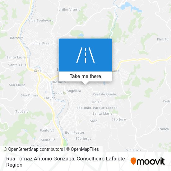 Rua Tomaz Antônio Gonzaga map