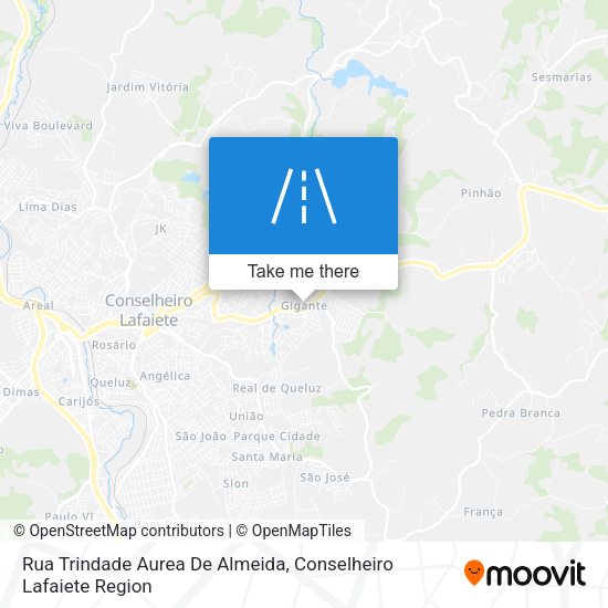 Rua Trindade Aurea De Almeida map