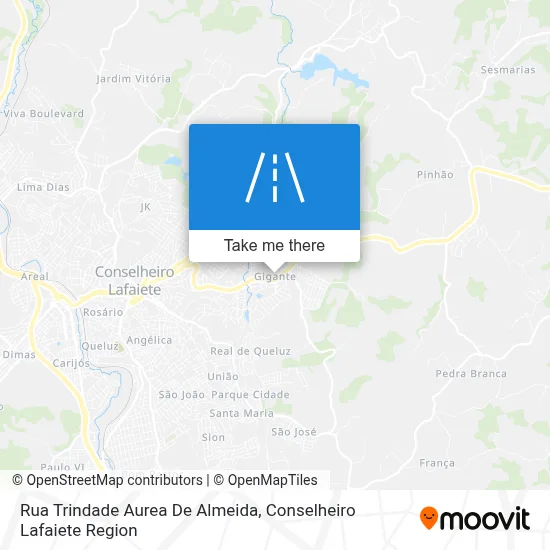 Rua Trindade Aurea De Almeida map