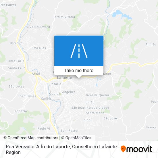 Rua Vereador Alfredo Laporte map