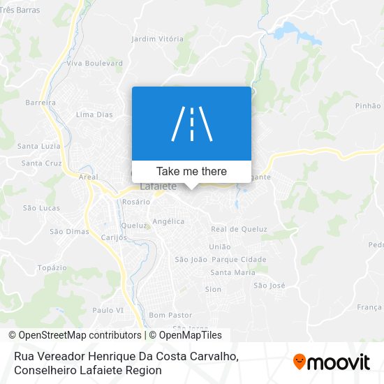 Rua Vereador Henrique Da Costa Carvalho map
