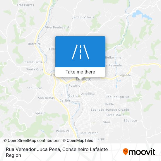 Rua Vereador Juca Pena map