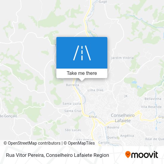 Rua Vitor Pereira map