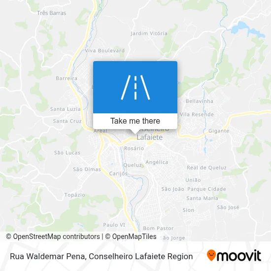 Rua Waldemar Pena map