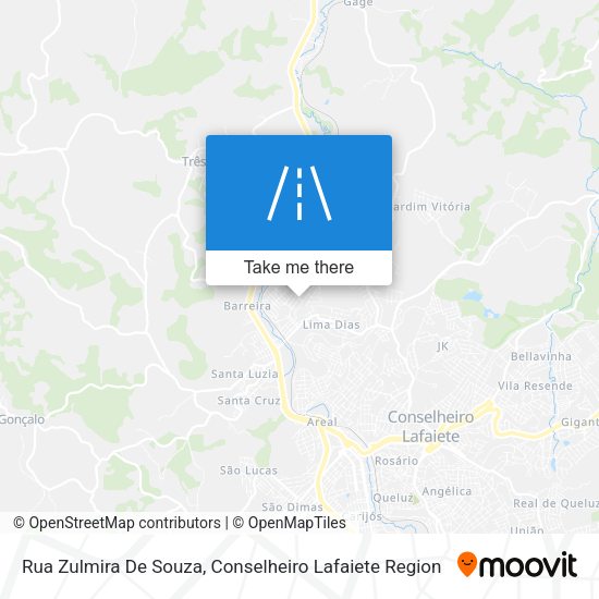 Rua Zulmira De Souza map