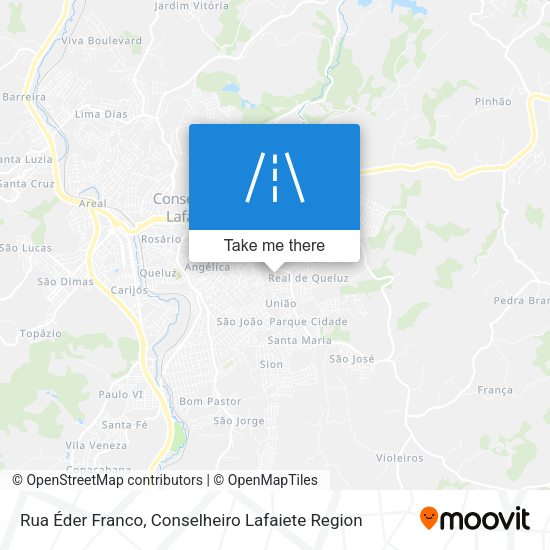 Rua Éder Franco map