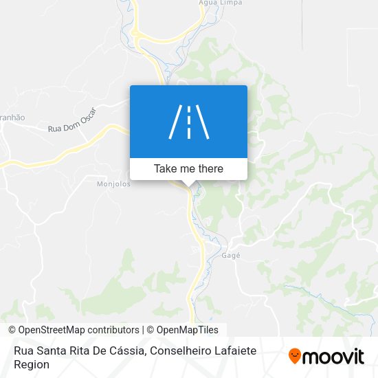 Rua Santa Rita De Cássia map