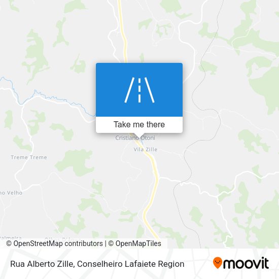 Rua Alberto Zille map