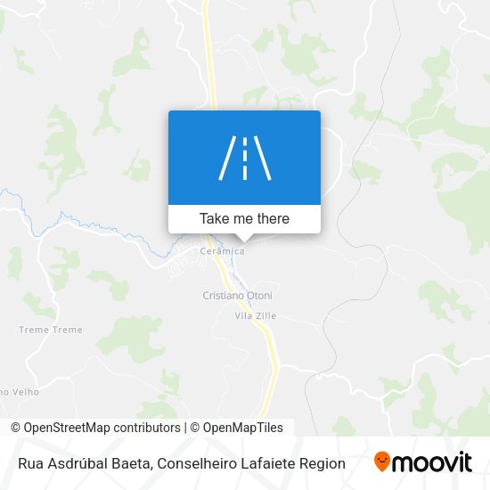 Rua Asdrúbal Baeta map