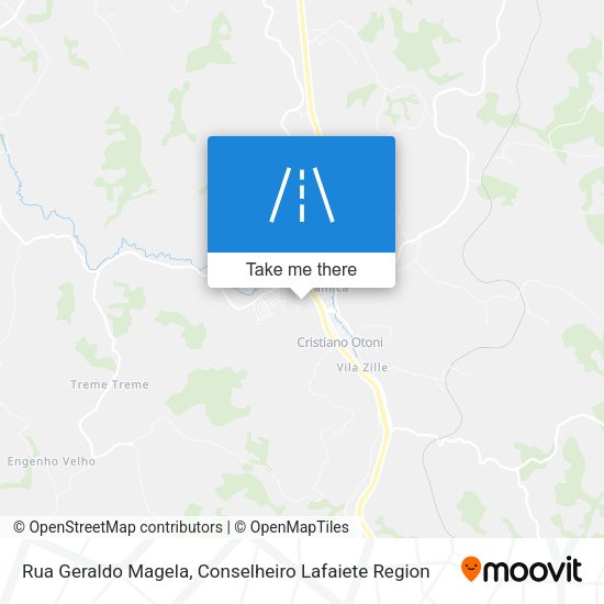 Rua Geraldo Magela map