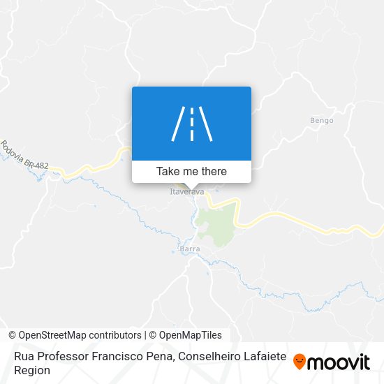 Rua Professor Francisco Pena map