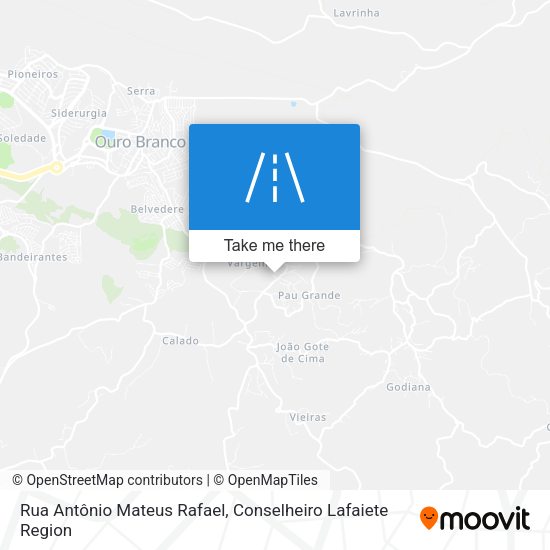 Rua Antônio Mateus Rafael map