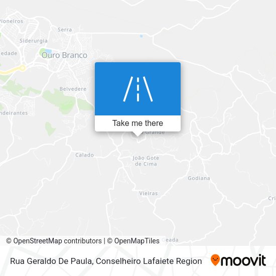 Rua Geraldo De Paula map