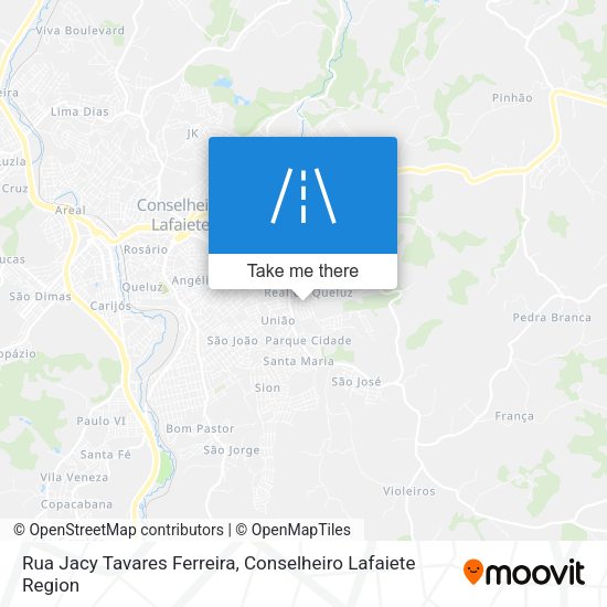 Rua Jacy Tavares Ferreira map