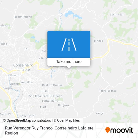 Rua Vereador Ruy Franco map