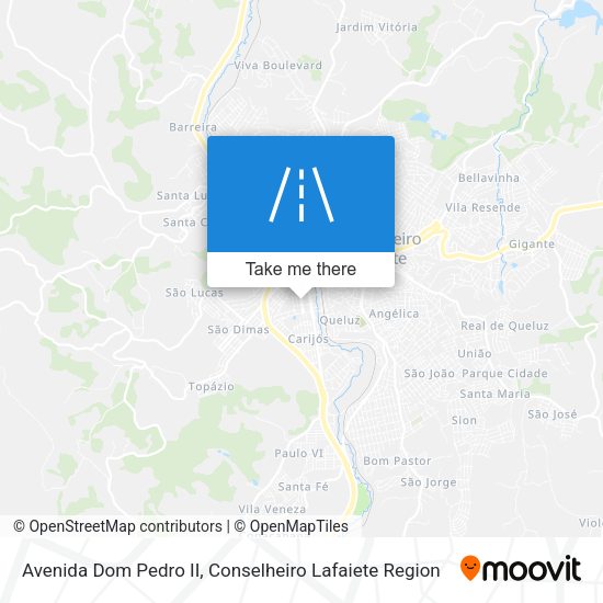 Avenida Dom Pedro II map