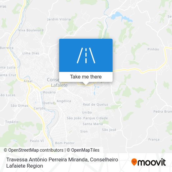 Travessa Antônio Perreira Miranda map