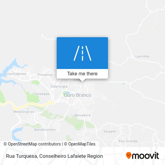 Rua Turquesa map