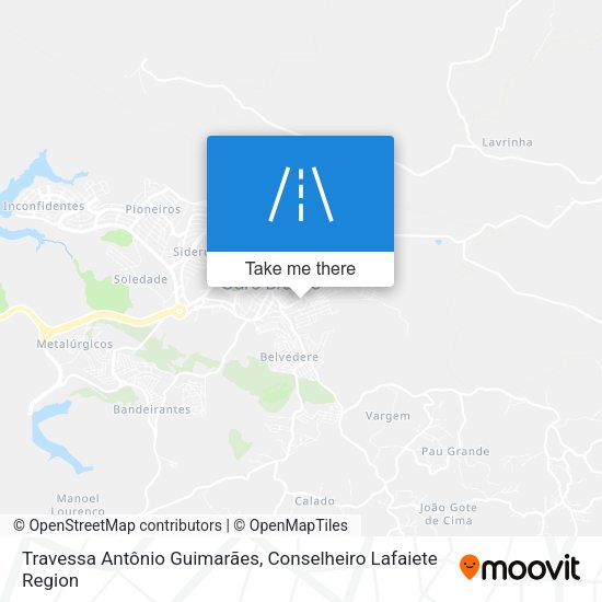 Travessa Antônio Guimarães map