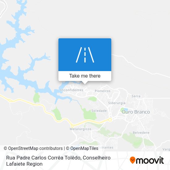Rua Padre Carlos Corrêa Tolêdo map