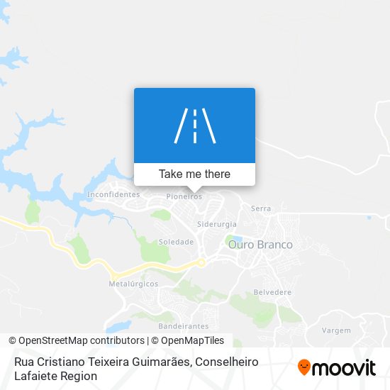 Mapa Rua Cristiano Teixeira Guimarães