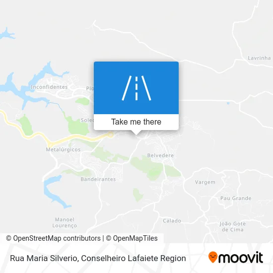 Rua Maria Silverio map