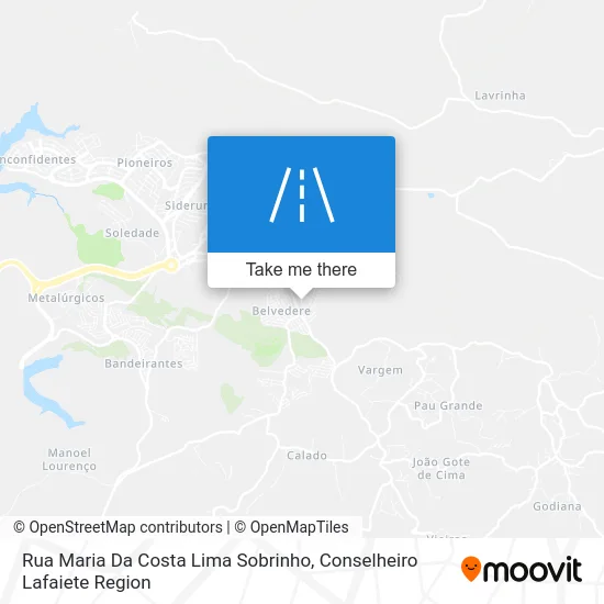 Rua Maria Da Costa Lima Sobrinho map