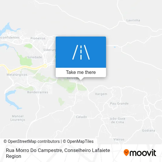 Rua Morro Do Campestre map