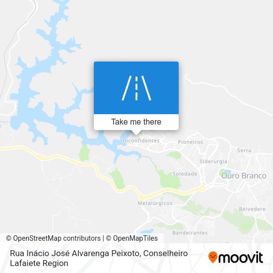 Rua Inácio José Alvarenga Peixoto map