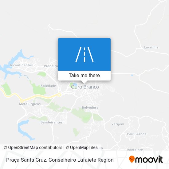 Praça Santa Cruz map