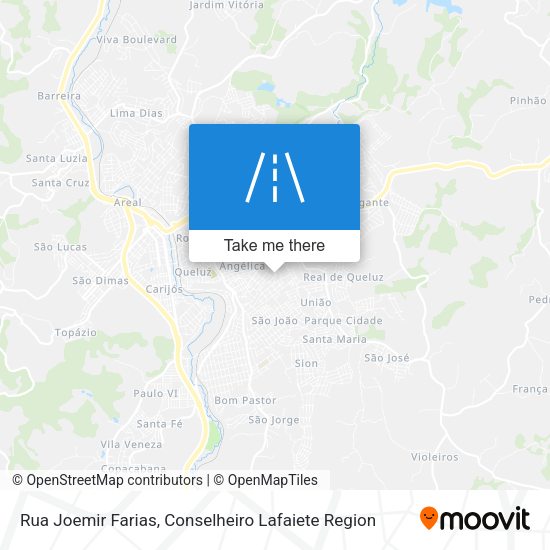Rua Joemir Farias map