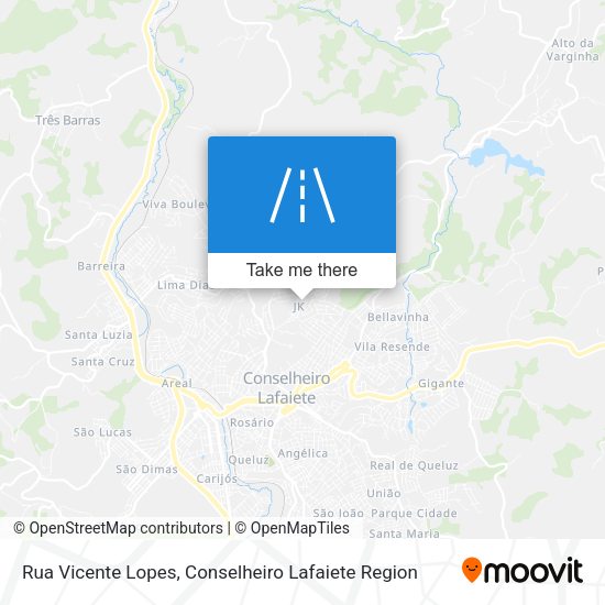 Rua Vicente Lopes map