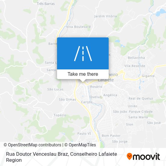 Rua Doutor Venceslau Braz map