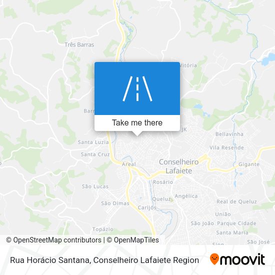 Rua Horácio Santana map