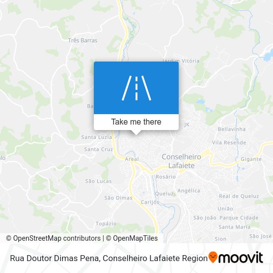 Rua Doutor Dimas Pena map