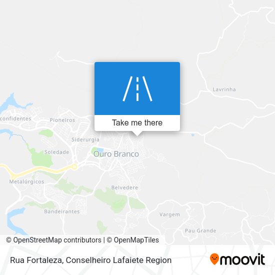 Rua Fortaleza map